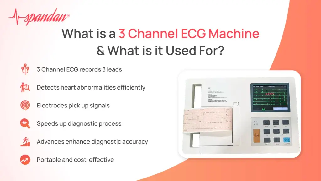 What is a 3 Channel ECG Machine & What is it Used For?