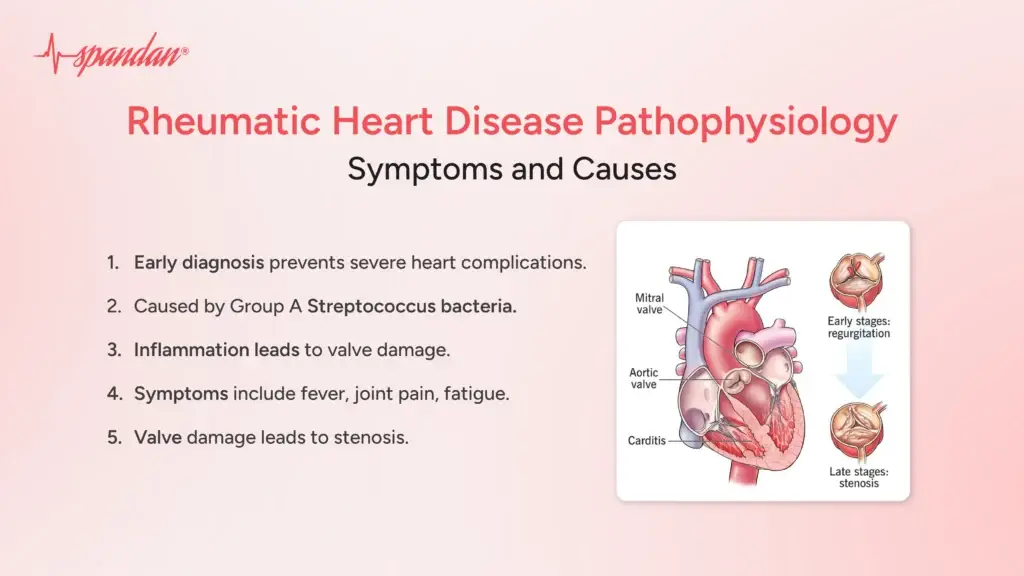 Rheumatic Heart Disease Pathophysiology: Symptoms and Causes