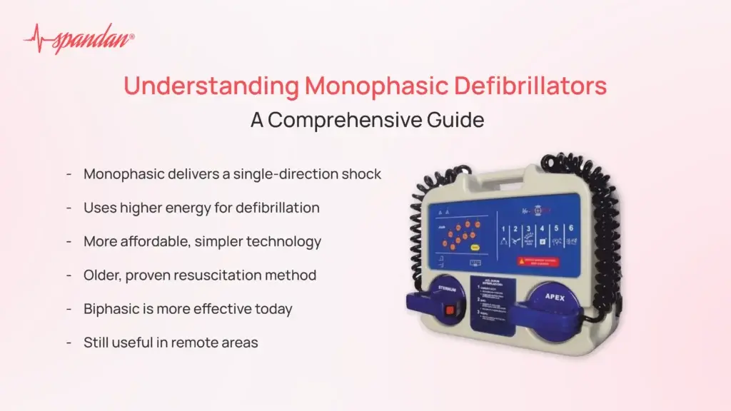 Understanding Monophasic Defibrillators: A Comprehensive Guide